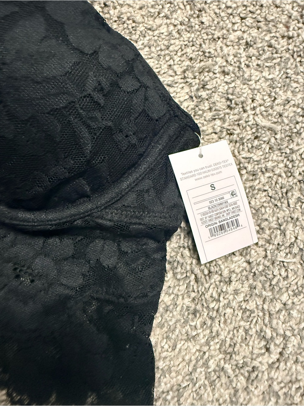 Auden Pink Satin, Black Velvet, and Black Lace Bustier Bras - Picture 8 of 12